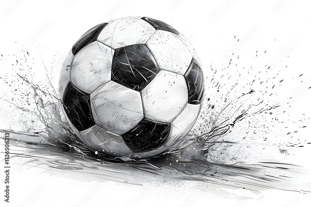 Naklejka premium soccer, competition, outline, tennis, football, athlete, game, horizontal, no people, baseball, basketball, concepts, graphic, gym, gymnastics, hockey, lifestyles, panoramic, running, shadow, 