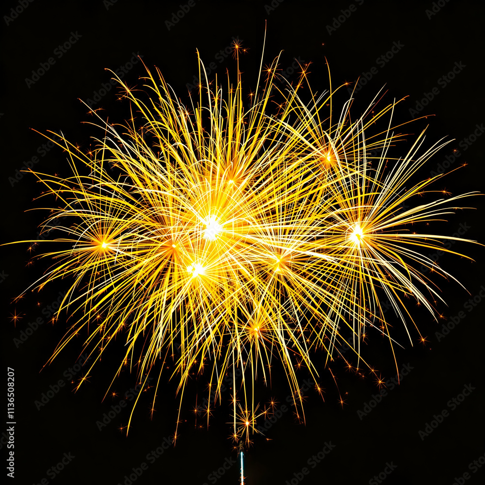 Obraz premium Festive Fireworks Display