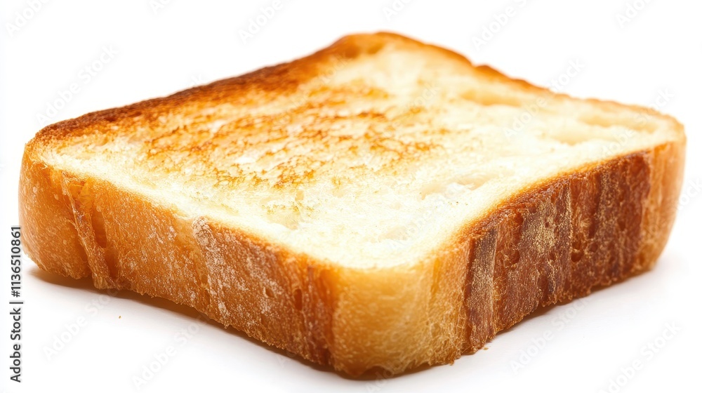 Flawless Close-Up of Toasted Bread Slice Flawless Close-Up of Toasted Bread Slice