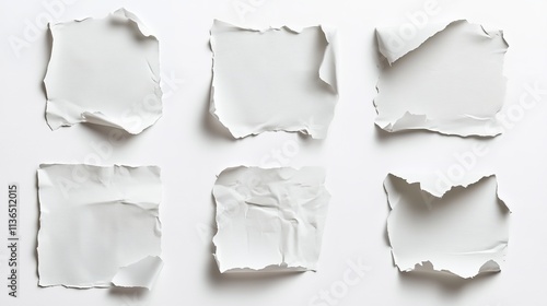 Vintage Torn Paper Backgrounds photo