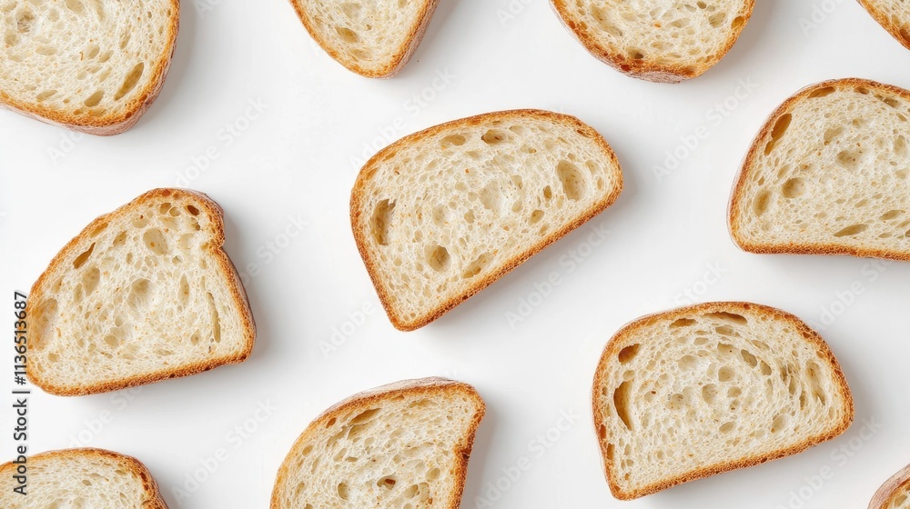 Perfectly Toasted Bread with Golden Brown Tones Perfectly Toasted Bread with Golden Brown Tones
