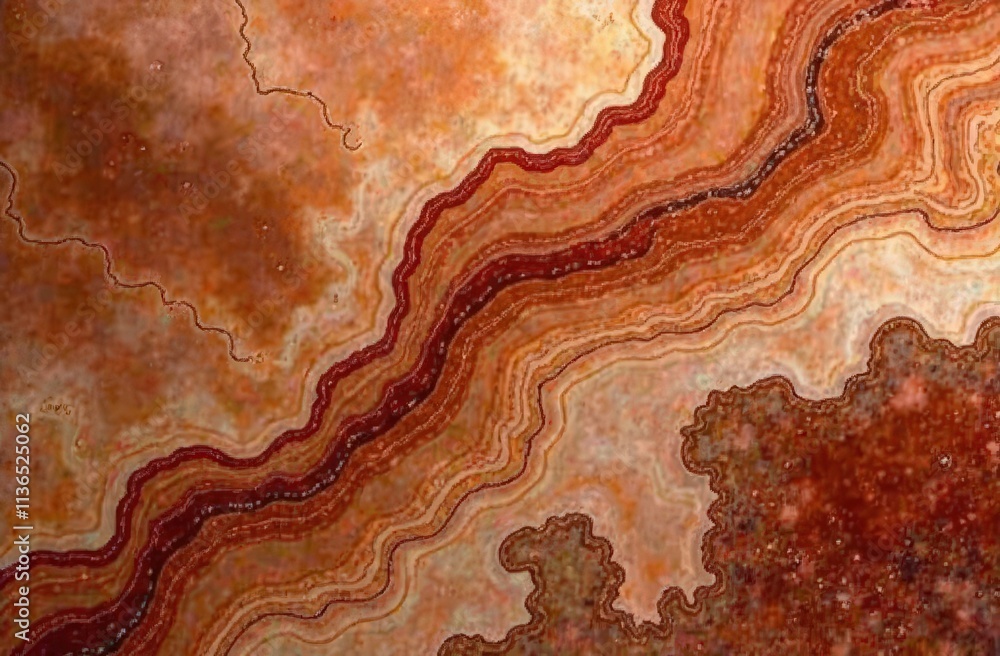 Elegant natural mocha mousse marble with fluid patterns and textures Elegant natural mocha mousse marble with fluid patterns and textures