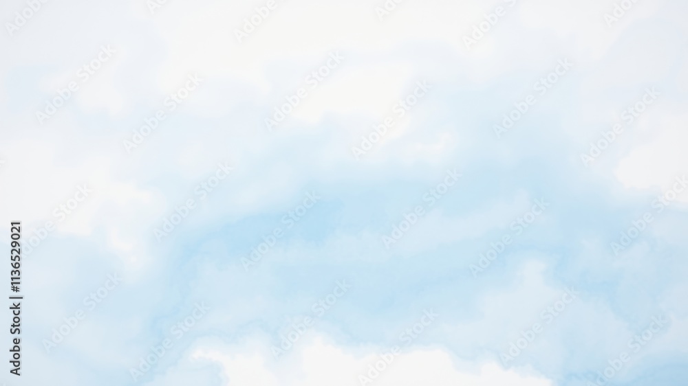 Soft Pastel Blue Sky with Wispy Clouds, Ideal for Backgrounds and Designs Soft Pastel Blue Sky with Wispy Clouds, Ideal for Backgrounds and Designs