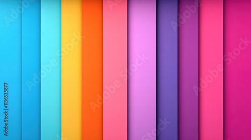 Colorful vertical stripes, creating a vibrant and dynamic background design, perfect for various creative projects.