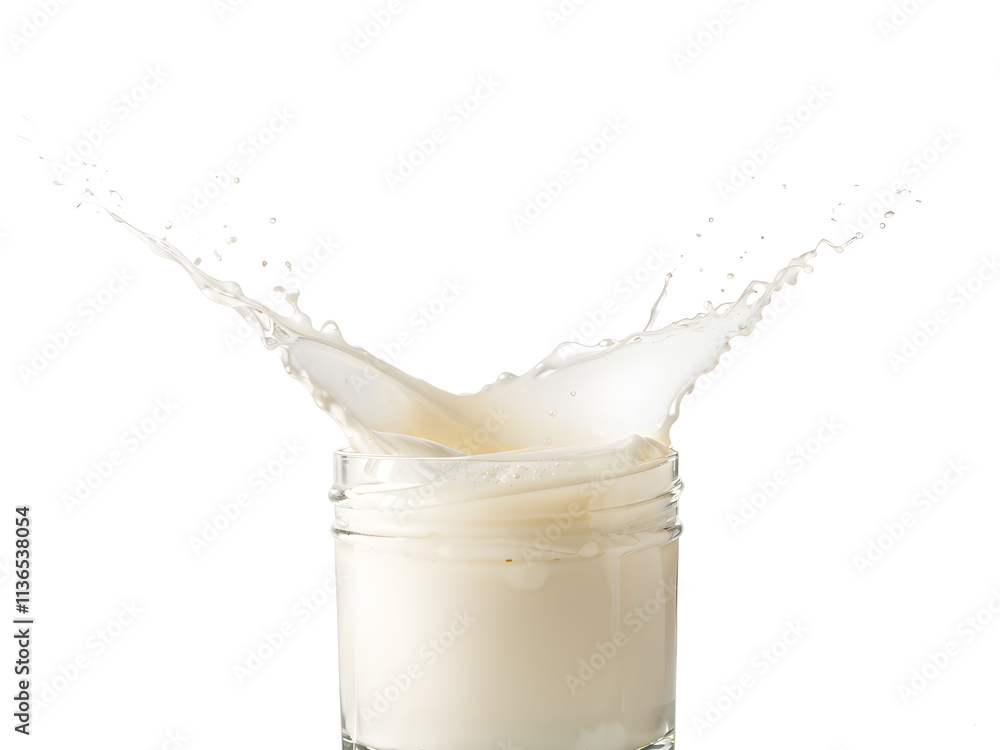 vanilla milk splash isolated on white background
vanilla milk splash isolated on white background