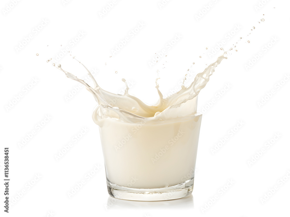 vanilla milk splash isolated on white background
vanilla milk splash isolated on white background