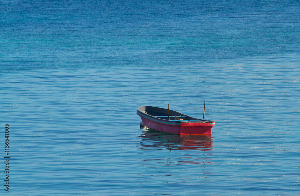 The small boats in the Moroni port The small boats in the Moroni port
