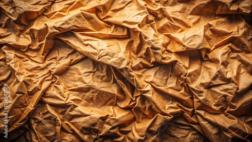 Wallpaper Mural Long Exposure Crumpled Kraft Paper Texture: Eco-Friendly Packaging Design Torontodigital.ca