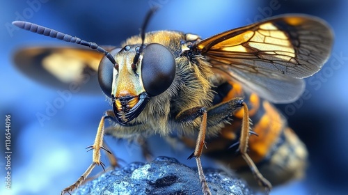 Insect close-up Intriguing behavior Abstract image One main object high quality very detailed