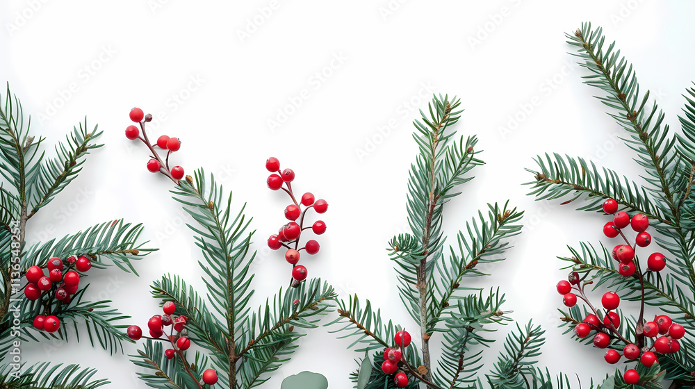 Festive Evergreen Border Festive Evergreen Border