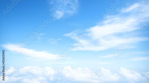 blue sky with clouds