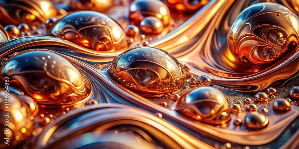 Macro Copper Textures: Abstract Luxury Design, Polished Metal Background, Vivid Detailed Image Macro Copper Textures: Abstract Luxury Design, Polished Metal Background, Vivid Detailed Image