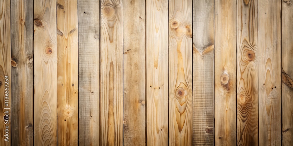 Fototapeta premium Rustic Light Brown Wooden Planks Background Texture for Design Projects