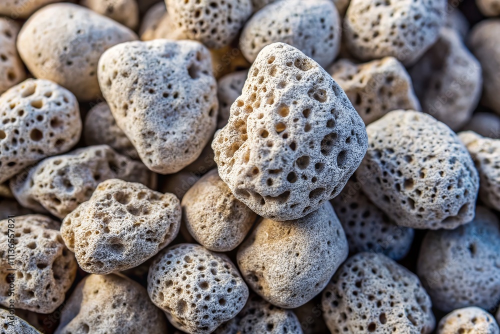 Macro Photography Pumice Stone Texture, Close Up Volcanic Rock Detail, Rough Surface, Porous Stone, Natural Texture Background Macro Photography Pumice Stone Texture, Close Up Volcanic Rock Detail, Rough Surface, Porous Stone, Natural Texture Background