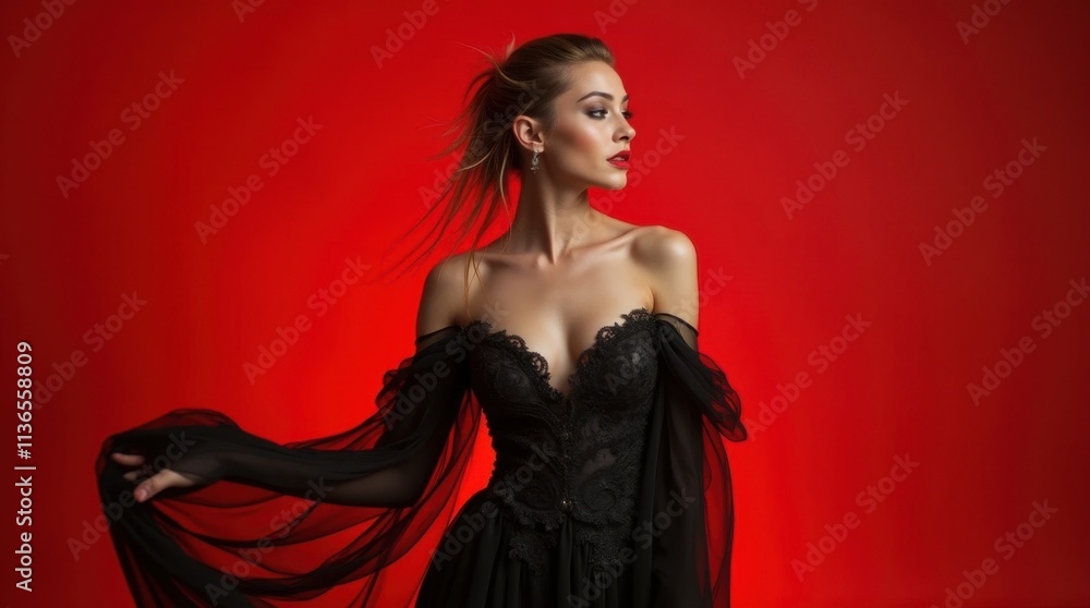 Fototapeta premium Elegant Elven Queen Portrait