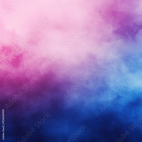 Mystical Watercolor Galaxy Background in Pink and Blue Hues - Cosmic Concept