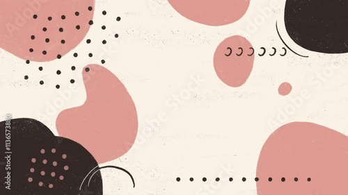 Hand Drawn Abstract Shape Background