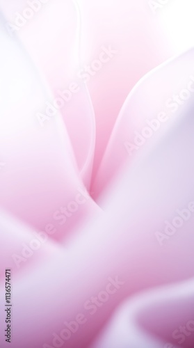 Soft pastel abstract close up of delicate flower petals inviting a sense of calmness