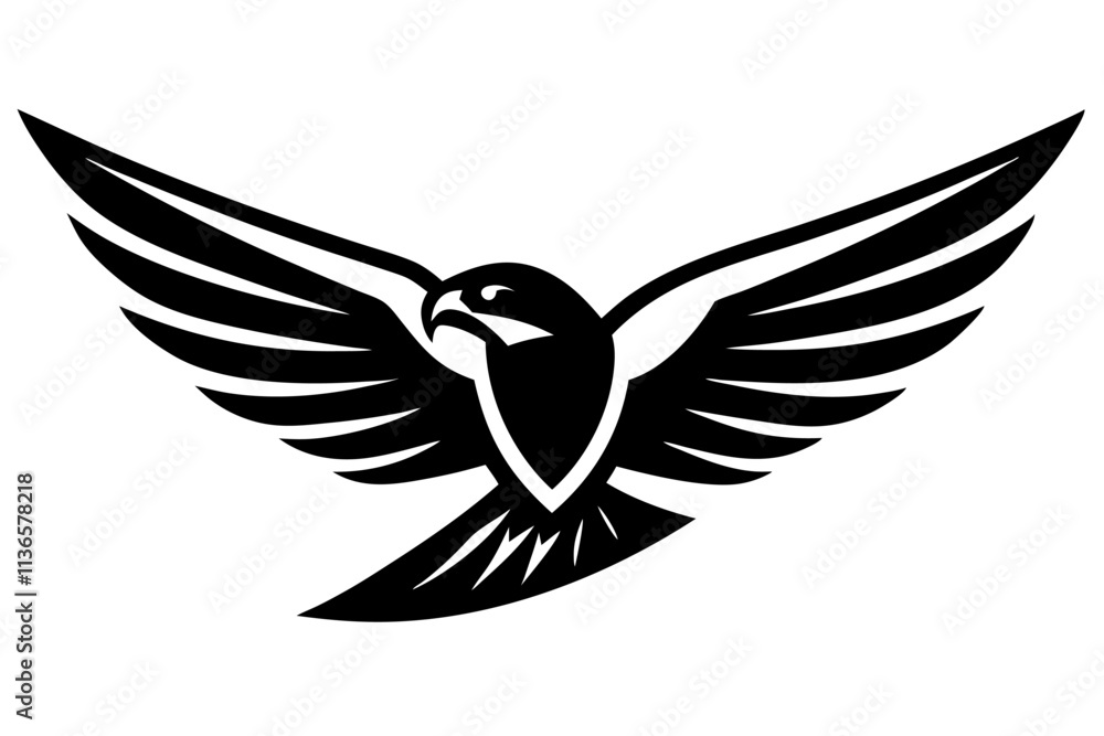 Obraz premium illustration of an eagle logo