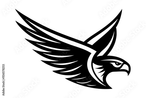 illustration of an eagle logo