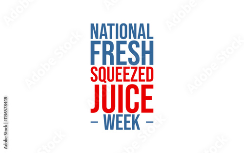 National Fresh Squeezed Juice Week