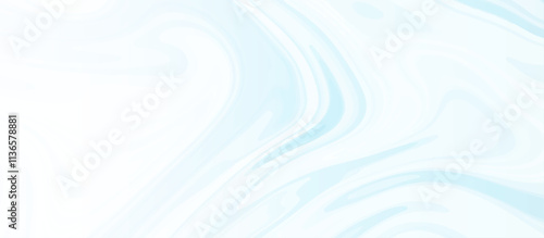 White and blue liquid marble pattern texture natural background. Liquify Swirl white and blue color art. Beautiful drawing with the divorces and wavy lines in gray tones.	
