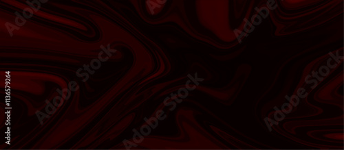 Black and red liquid marble pattern texture natural background. Liquify Swirl white and blue color art. Beautiful drawing with the divorces and wavy lines in red tones.	
