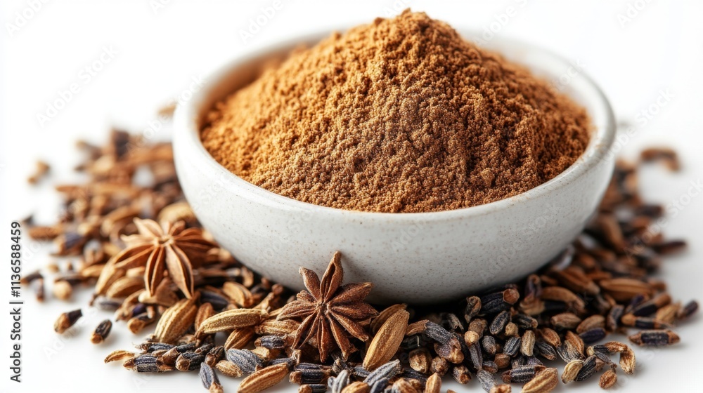 Aromatic Spice Blend: Star Anise, Cardamom, and Ground Cinnamon Aromatic Spice Blend: Star Anise, Cardamom, and Ground Cinnamon