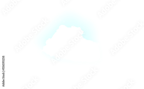 Wallpaper Mural White clouds isolated on transparent background Torontodigital.ca