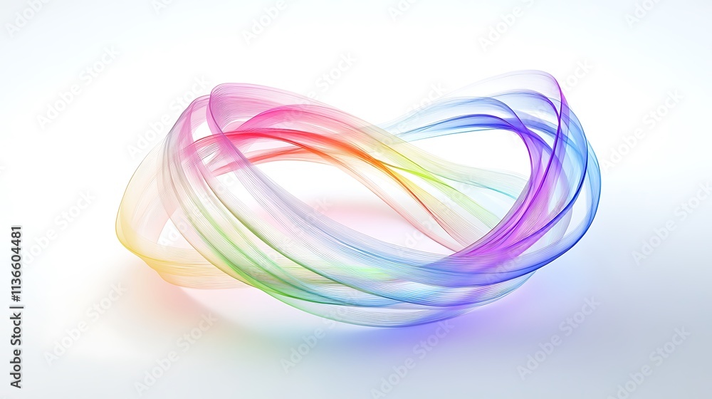 Dynamic rainbow curves crossing and merging together Dynamic rainbow curves crossing and merging together