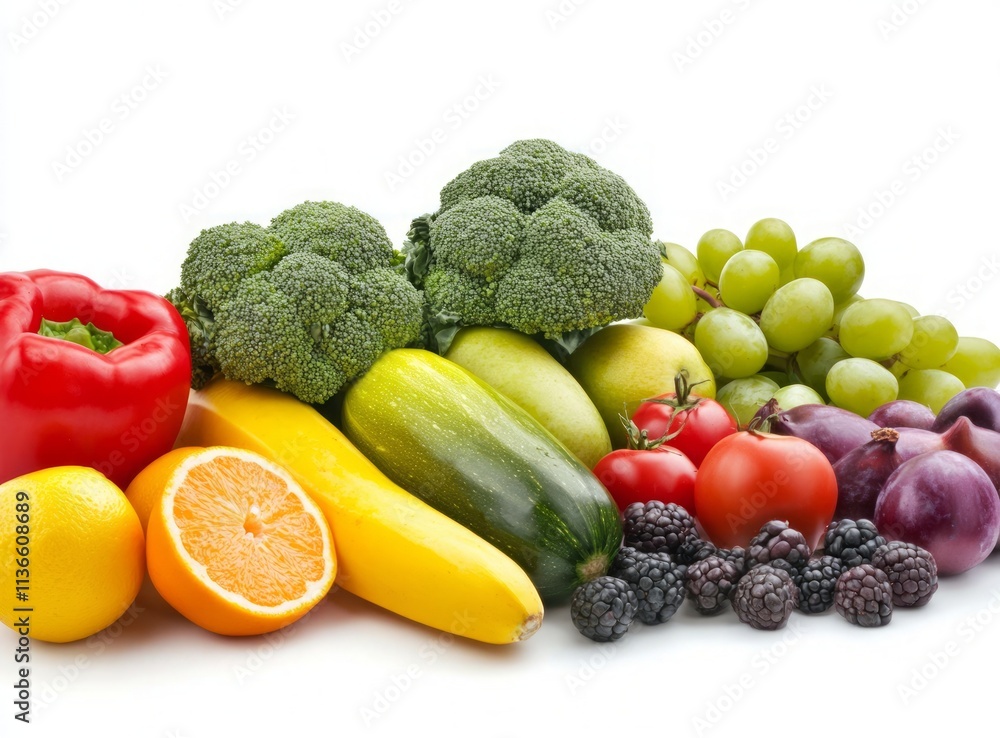Vibrant Array of Fresh Fruits and Vegetables. A Colorful and Nutritious Collection of Healthy Produce. Perfect for a Healthy Lifestyle and Diet. A Delicious and Nutritious Meal. Vibrant Array of Fresh Fruits and Vegetables. A Colorful and Nutritious Collection of Healthy Produce. Perfect for a Healthy Lifestyle and Diet. A Delicious and Nutritious Meal.