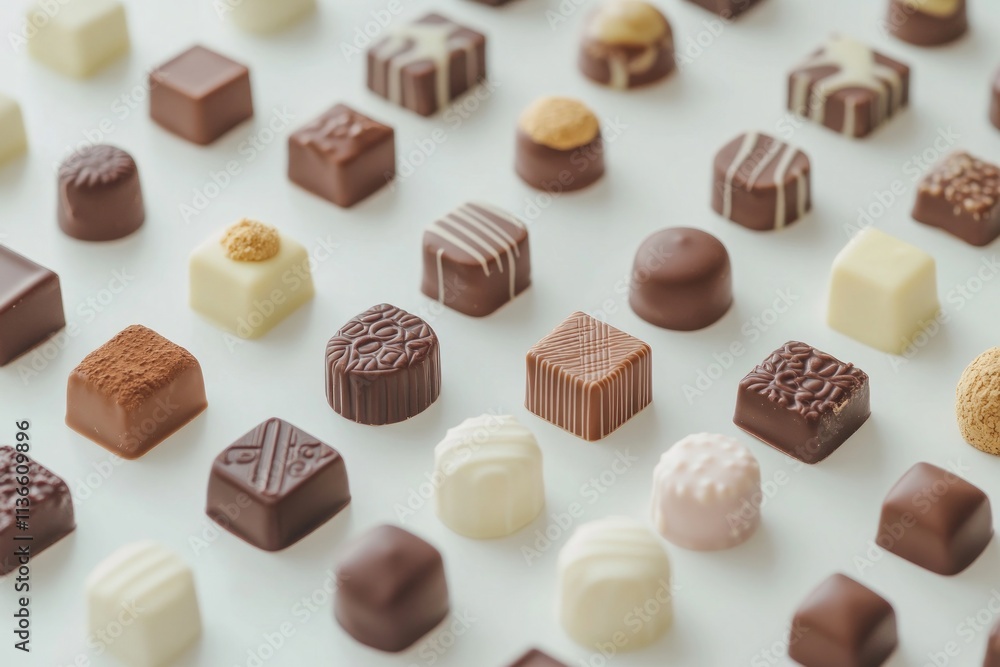 A Symphony of Exquisite Chocolates: A Visual Delight of Gourmet Treats A Symphony of Exquisite Chocolates: A Visual Delight of Gourmet Treats
