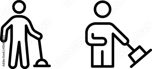 "Simple Keep Clean Icon Design for Hygiene and Organization"