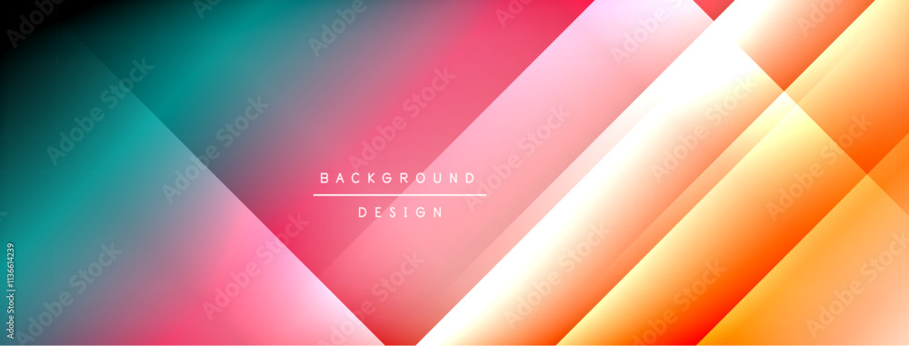 Colorful gradient with lines made of shadow and light. Creative background Colorful gradient with lines made of shadow and light. Creative background
