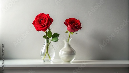 Romantic Red Roses Home Decor Photography: Peaceful Love & Passion Still Life