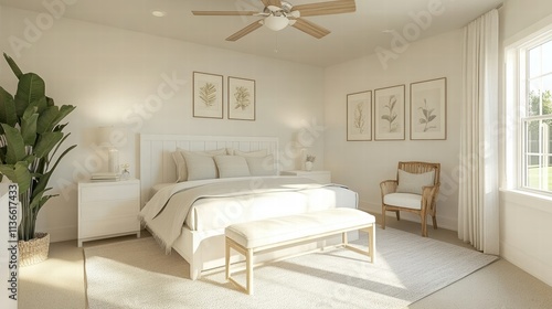 Wallpaper Mural serene coastal bedroom design Torontodigital.ca