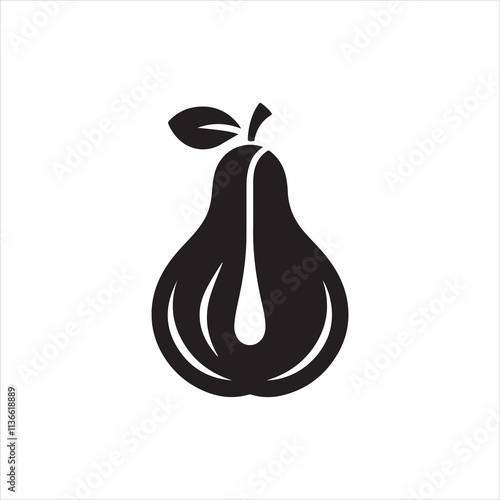 pear isolated on white background