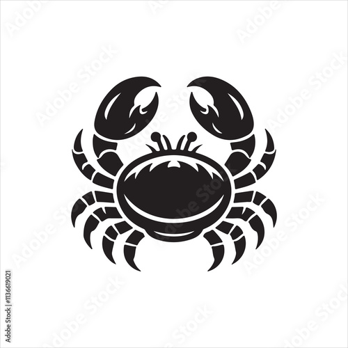 image of a black and white dog