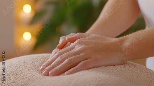 Wallpaper Mural Entrepreneurship and opportunity-based ventures. A close-up of hands gently massaging a textured surface, evoking relaxation and wellness in a serene environment with soft lighting. Torontodigital.ca