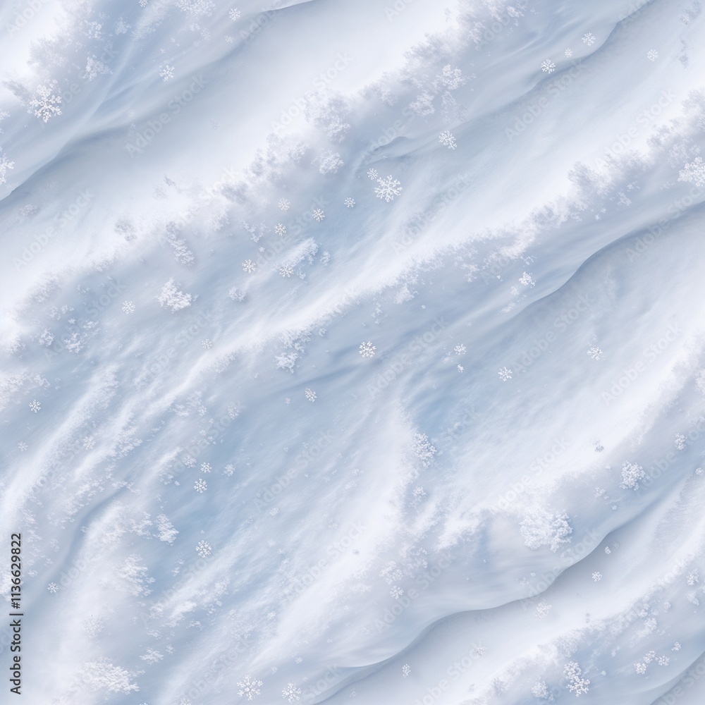 Obraz premium tillable snow texture, seamless