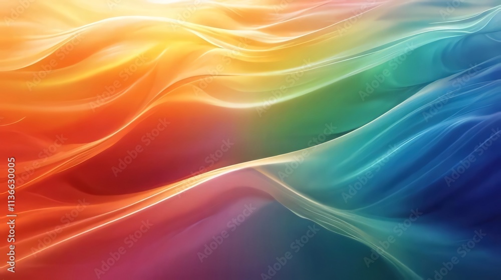 Abstract colorful flowing waves background. Abstract colorful flowing waves background.
