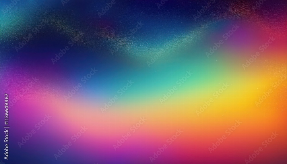 Obraz premium Abstract Blurred Rainbow: A mesmerizing gradient of vibrant colors creates a dreamy and ethereal backdrop, capturing the essence of creativity, optimism, and imagination