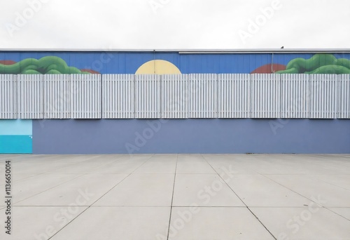 Wallpaper Mural Fence for buildings. The best image for inspiration on the latest trends in current seasonal designs Torontodigital.ca