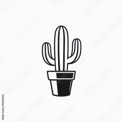 cactus icon sign vector