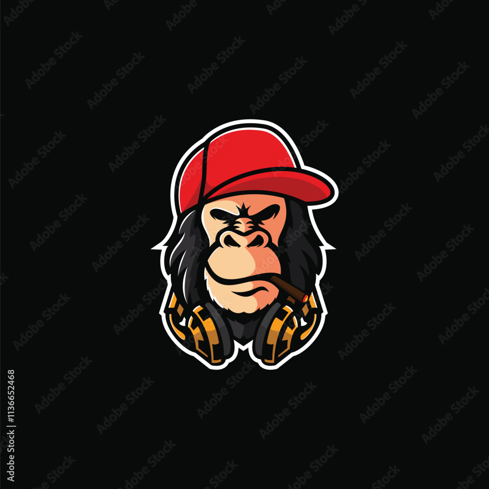 Gorilla Esport Logo Template Gorilla Esport Logo Template