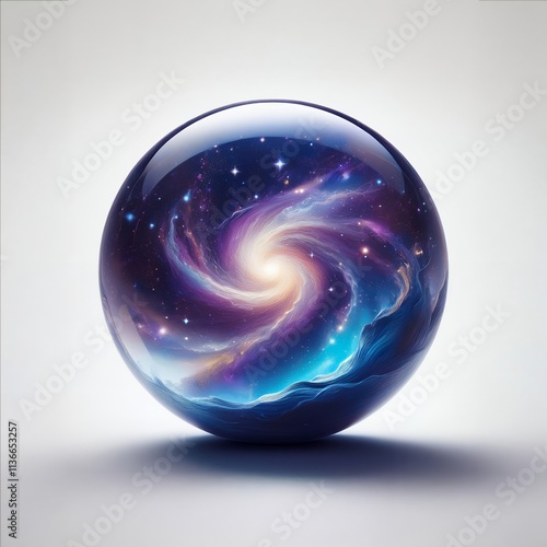 ガラス玉の中につめられた銀河