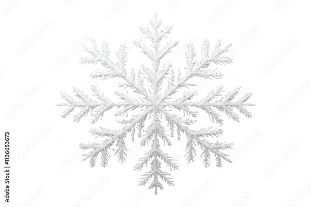A white snowflake, isolated on a transparent background, perfect for winter and holiday-themed designs.
A white snowflake, isolated on a transparent background, perfect for winter and holiday-themed designs.