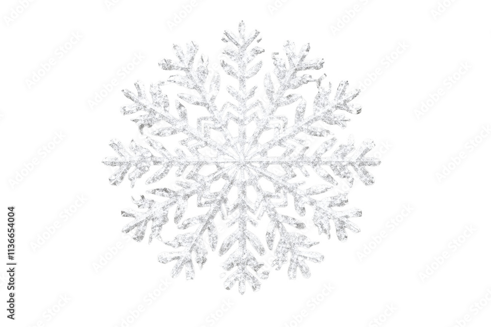 A white snowflake, isolated on a transparent background, perfect for winter and holiday-themed designs.
A white snowflake, isolated on a transparent background, perfect for winter and holiday-themed designs.