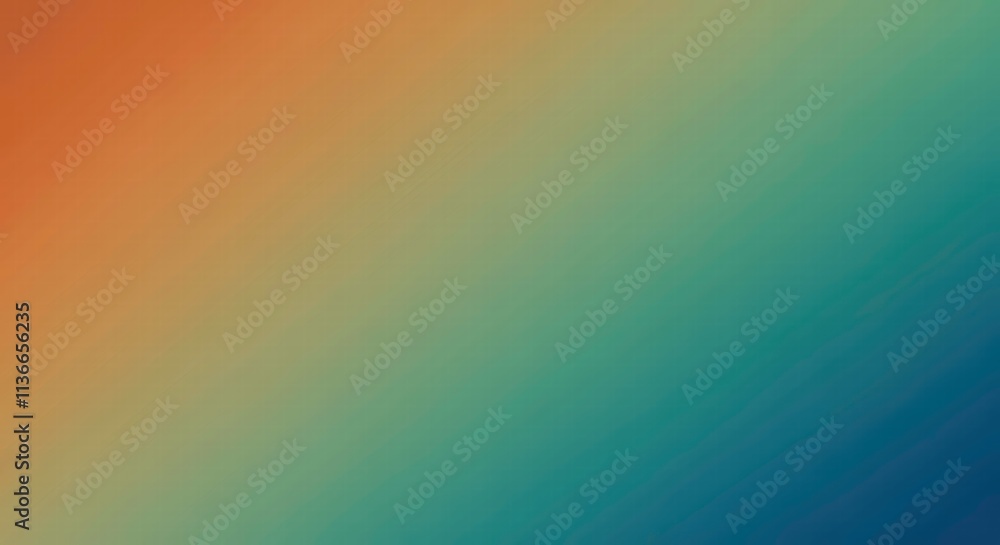 Tranquil Gradient: Teal and Orange Blend Tranquil Gradient: Teal and Orange Blend