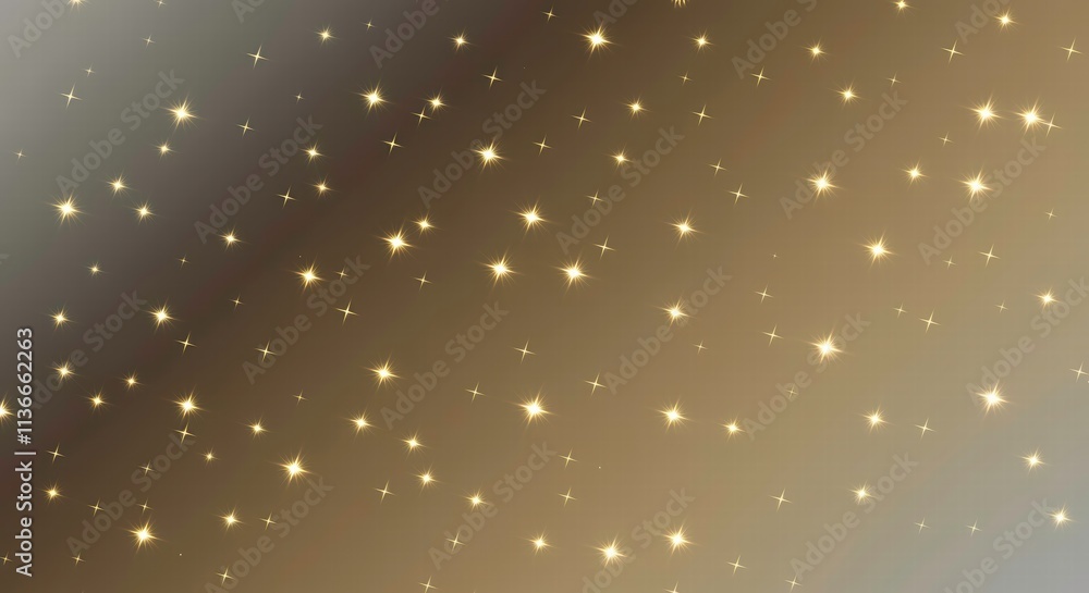 Golden Stardust Abstract Background: Shimmering gold stars on a soft brown gradient background. Elegant, abstract, and perfect for showcasing luxury, celebration. Golden Stardust Abstract Background: Shimmering gold stars on a soft brown gradient background. Elegant, abstract, and perfect for showcasing luxury, celebration.